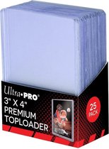 Ultra Pro - Protèges Cartes Standard - Toploader Transparent Super Clear Premium par 25 (77 x 100 mm)