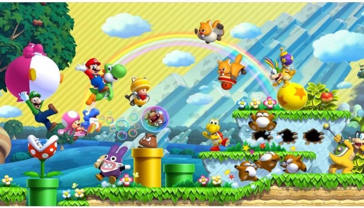 lokaal lijn De databank New Super Mario Bros. U Deluxe - Nintendo Switch | Games | bol.com