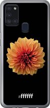 Samsung Galaxy A21s Hoesje Transparant TPU Case - Butterscotch Blossom #ffffff