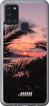 Samsung Galaxy A21s Hoesje Transparant TPU Case - Pretty Sunset #ffffff