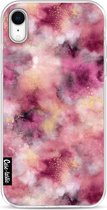Casetastic Apple iPhone XR Hoesje - Softcover Hoesje met Design - Smokey Pink Marble Print