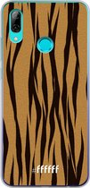 Huawei P Smart (2019) Hoesje Transparant TPU Case - Tiger Print #ffffff