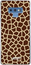 Samsung Galaxy Note 9 Hoesje Transparant TPU Case - Giraffe Print #ffffff