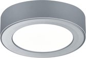 LED Plafondlamp - Inbouw - Trion Jonimo - 6W - Warm Wit 3000K - Rond - Mat Titaan - Kunststof - BSE