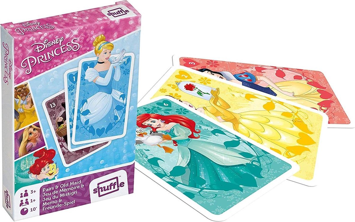 Shuffle Kaartspel 2-in-1 Disney Princess Karton 25-delig