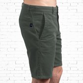 SHORT - biologisch katoen + 3% elastane - Army Groen