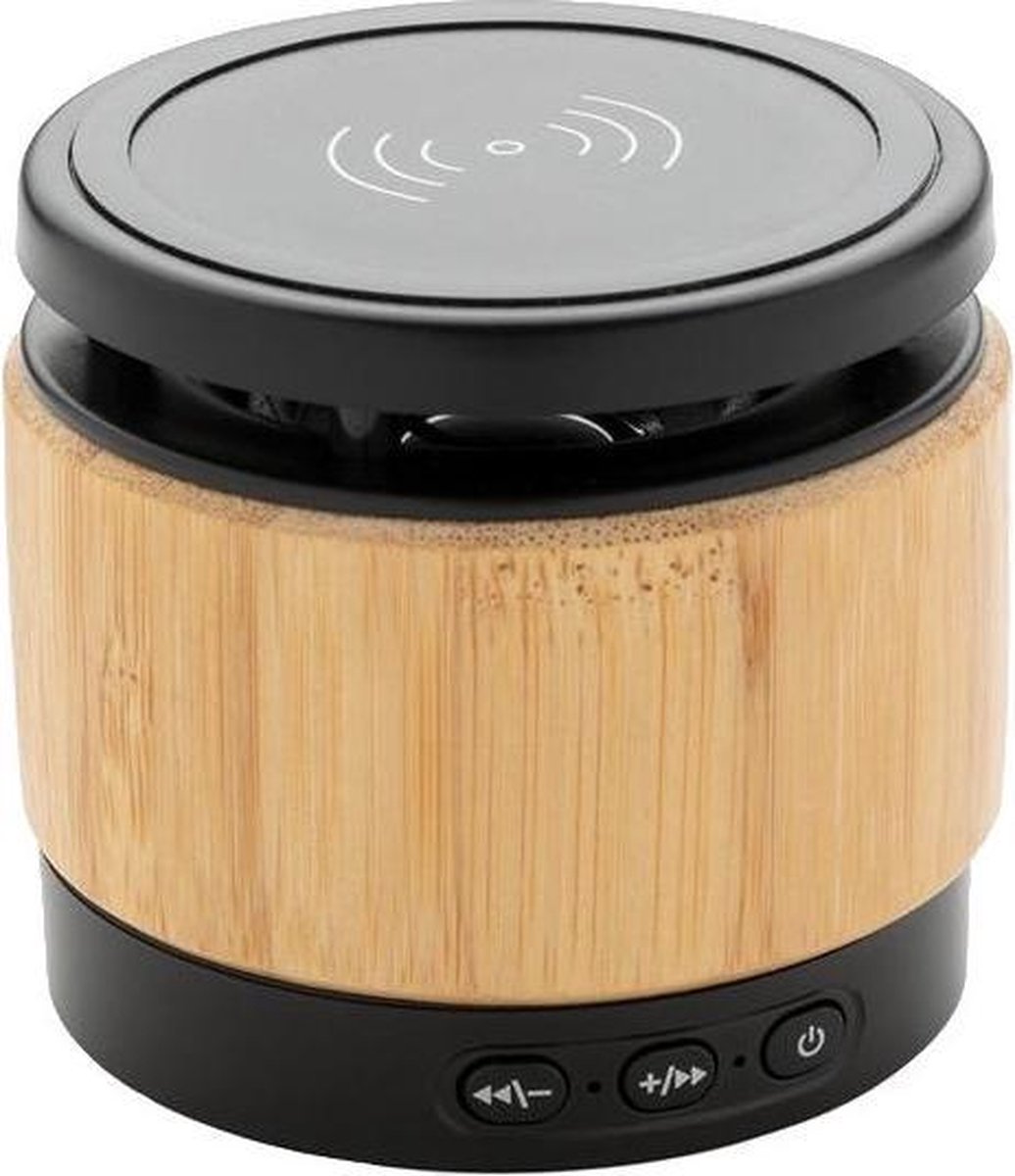 Xd Collection Speaker/oplader Bamboo Bluetooth 7 Cm Abs Naturel