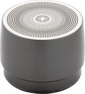 Swiss Peak Speaker Bass Bluetooth 5w 6,7 Cm Rvs/abs Grijs