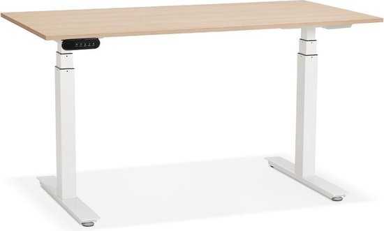 Elektrisch Verstelbaar Bureau DROIDE Eiken Wit 140x70 Kokoon elektrisch-verstelbaar-bureau-droide-eiken-wit-140x70-kokoon