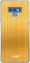 Samsung Galaxy Note 9 Hoesje Transparant TPU Case - Bold Gold #ffffff