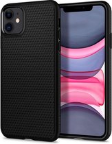 Hoesje Apple iPhone 11 - Spigen Liquid Air Case - Zwart