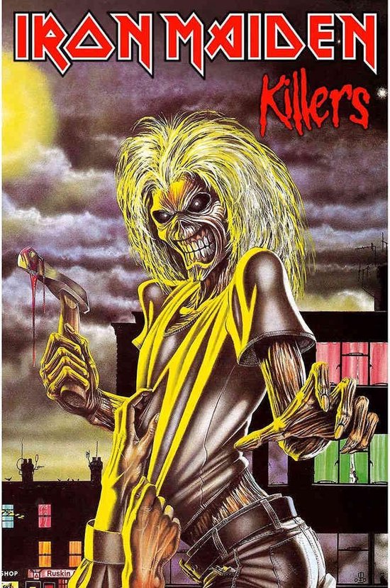 Iron Maiden Textiel Poster Killers Multicolours