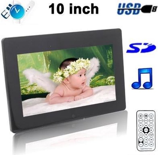 Let op type!! 10 inch digitale foto Frame Support SD / MMC / MS Card en
