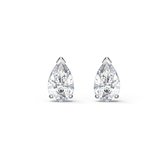 Swarovski Attract Oorstekers  - Zilver