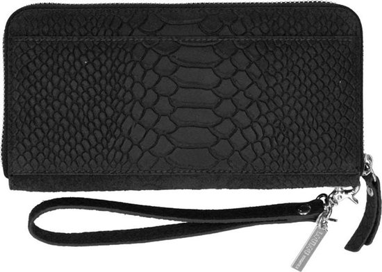 LouLou Essentiels Ritsportemonnees Portemonnee Sugar Snake Zwart | bol.com