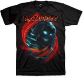 Disturbed Heren Tshirt -L- DNA Swirl Zwart