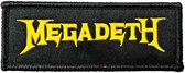 Megadeth - Logo Patch - Zwart