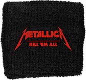 Metallica Zweetband Kill 'Em All Zwart