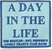 The Beatles Patch A Day In The Life Blauw