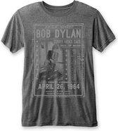 Bob Dylan - Curry Hicks Cage Heren T-shirt - S - Grijs