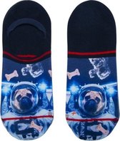 XPooos Footie Socks Pug in Space invisible 62032