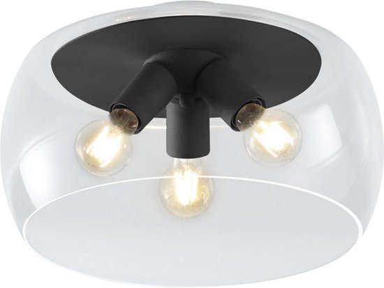 LED Plafondlamp - Plafondverlichting - Trion Valenti E27 Fitting - Rond - Mat... | bol.com