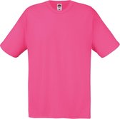 Fruit Of The Loom Heren Screen Stars Origineel Vol Cut T-shirt met korte mouwen (Fuchsia)