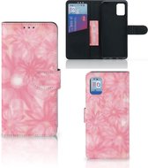 Telefoonhoesje Geschikt voor Samsung Galaxy A31 Wallet Book Case Spring Flowers