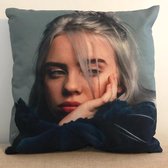 Billie Eilish kussenhoes. Billie Eilish cadeau voor tiener. Billie Eilish kussenhoes / kussensloop.