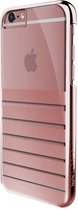X-Doria Stripes Cover geschikt voor iPhone 6 / 6s - 7/8/ SE2020 /22 Rose Gold