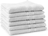 LINNICK Pure Handdoek 100% Katoen - White - 60x110cm - Per 6 Stuks