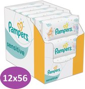 Pampers Sensitive Billendoekjes 12x56