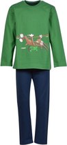 Woody Jongens-Heren pyjama - Geit  - Woudgroen - 202-1-PLU-S/735 - 3j