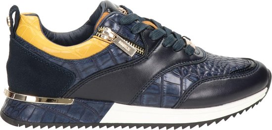 Mexx Finni dames sneaker - Blauw - Maat 37 | bol.com