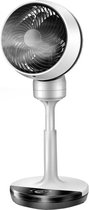 Ventilator - Aigi Diloma - Statiefventilator - Staand - Rond - Mat Wit - Kunststof - BES LED