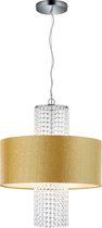 LED Hanglamp - Hangverlichting - Trion Kong - E14 Fitting - 3-lichts - Rond - Mat Goud - Aluminium - BES LED