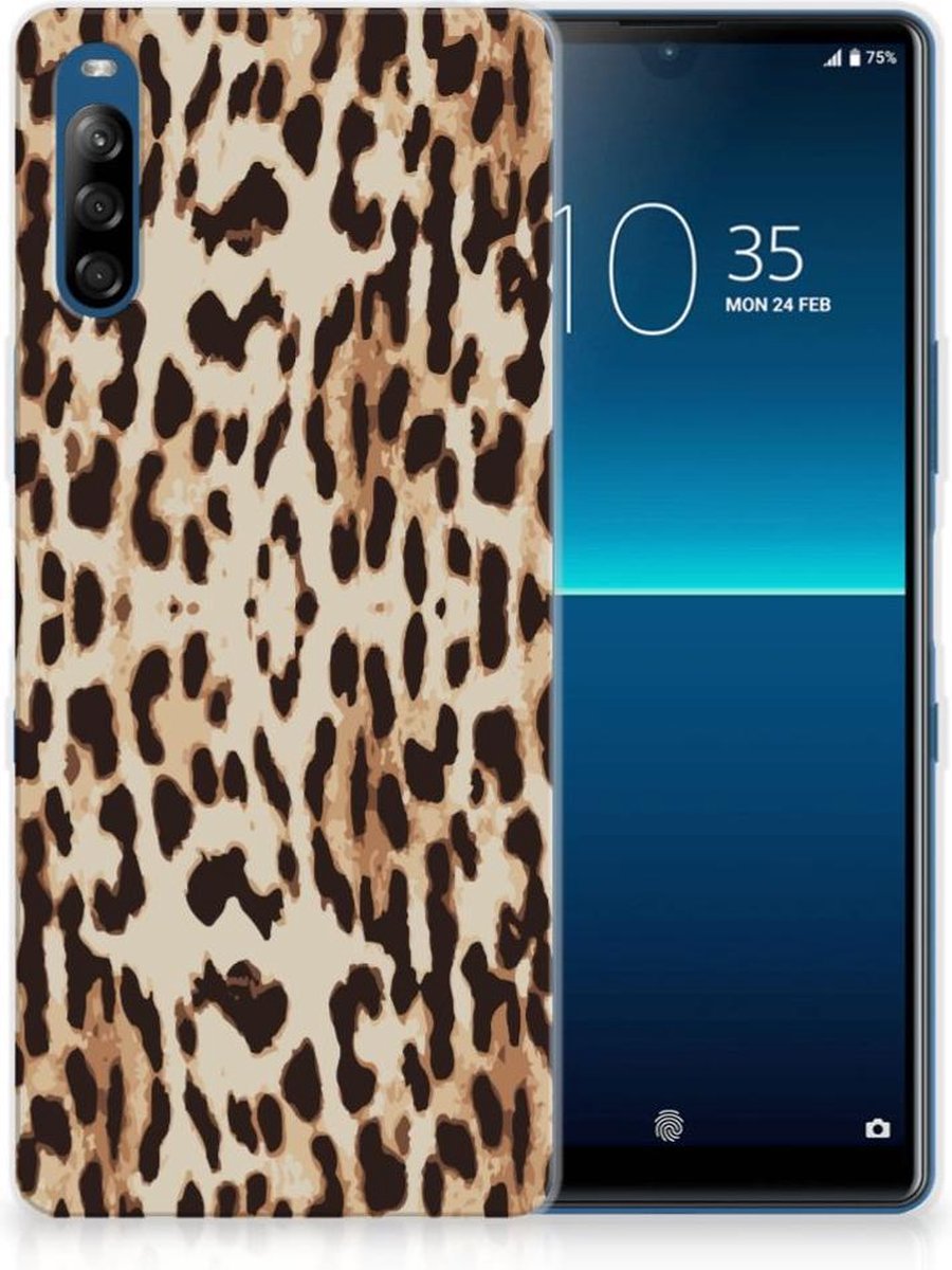 Sony Xperia L4 TPU Hoesje Leopard