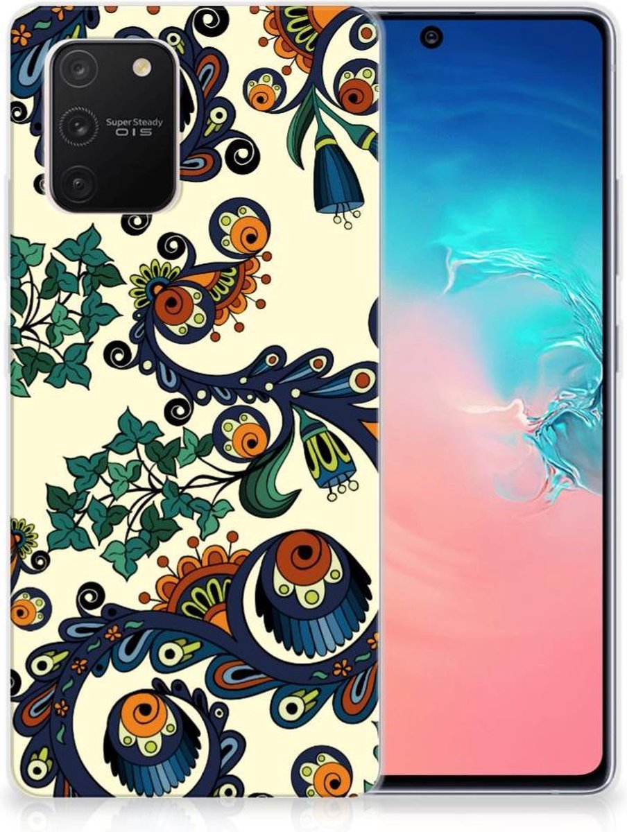 Siliconen Hoesje Samsung Galaxy S10 Lite Barok Flower