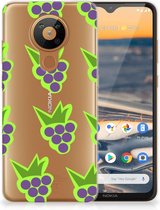 TPU Bumper Nokia 5.3 Smartphone Hoesje Doorzichtig Druiven