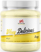XXL Nutrition - Whey Delicious - Banaan - Wei Eiwitpoeder met BCAA & Glutamine, Proteïne poeder, Eiwit shake, Whey Protein - 2500 gram