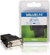 Valueline VLVB34910B Hdmi - Dvi-adapter Hdmi Connector - Dvi Vrouwelijk Zwart
