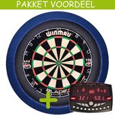 Elektronisch Dart Scorebord VoordeelPakket (Elite ) - Blade 5 - Dartbordverlichting Basic (Blauw)