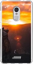 Xiaomi Redmi 5 Hoesje Transparant TPU Case - Rock Formation Sunset #ffffff