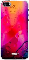 iPhone SE (2016) Hoesje Transparant TPU Case - Colour Bokeh #ffffff