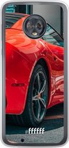 Motorola Moto G6 Hoesje Transparant TPU Case - Ferrari #ffffff