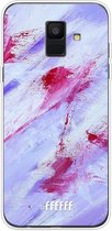 Samsung Galaxy A6 (2018) Hoesje Transparant TPU Case - Abstract Pinks #ffffff