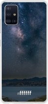 6F hoesje - geschikt voor Samsung Galaxy A51 -  Transparant TPU Case - Landscape Milky Way #ffffff