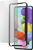 Mobiparts Screenprotector geschikt voor Samsung Galaxy A51 - Gehard Glas - Anti-bacterieel -
