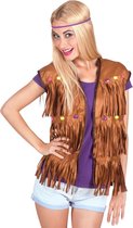 "Hippie vest voor vrouwen - Verkleedkleding - One size"