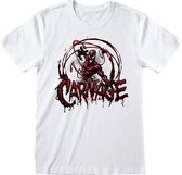 Marvel - Spider-man Carnage Unisex T-Shirt Wit